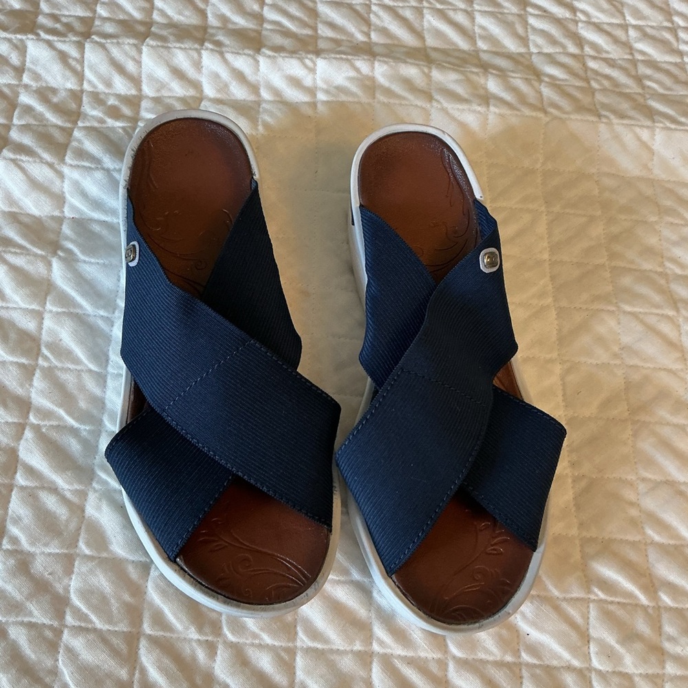 Zees Navy Blue  Sandals size 8.5